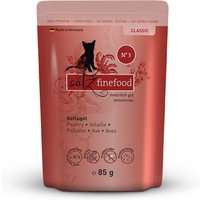 32 x 85 g | catz finefood | No.3 Geflügel Classic | Nassfutter | Katze