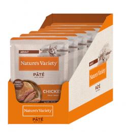 38 + 10 gratis! 48 x 70 g / 85 g Nature's Variety Adult - 48 x 70 g Paté No Grain: Huhn