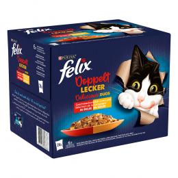 38 + 10 gratis! 48 x 85 g Felix Nassfutter - 