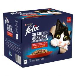 38 + 10 gratis! 48 x 85 g Felix Nassfutter - 
