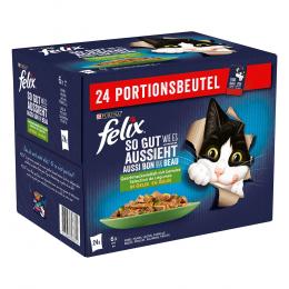 38 + 10 gratis! 48 x 85 g Felix Nassfutter - 