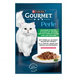 Angebot für 4 + 1 gratis! 5 x Gourmet Perle  - Forelle & Spinat 5 x (26 x 85 g) - Kategorie Katzenfutter & Zubehör / Katzenfutter nass / Gourmet Perle/Soup / -.  Lieferzeit: 1-2 Tage -  jetzt kaufen.