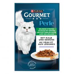 4 + 1 gratis! 5 x Gourmet Perle  - Kalb & Gemüse 5 x (26 x 85 g)