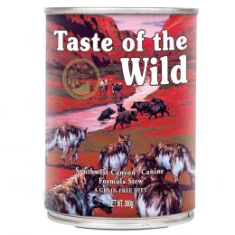 4 + 2 gratis! 6 x 390 g Taste of the Wild - Southwest Canyon