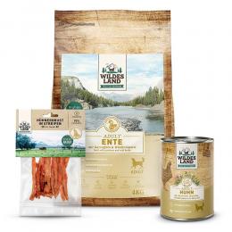 4 kg + 400 g + 70 g | Wildes Land | Geflügel Trockenfutter Probierpaket  Classic Adult | Trockenfutter | Hund