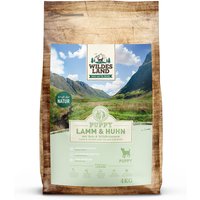 4 kg | Wildes Land | Lamm und Huhn mit Reis und Wildkräutern Classic Puppy | Trockenfutter | Hund