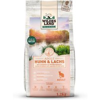 4 x 1,2 kg | Wildes Land | Huhn und Lachs Classic Adult | Trockenfutter | Katze