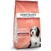 4 x 2 kg | Arden Grange | Adult  mit frischem Lachs & Reis | Trockenfutter | Hund