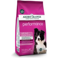 4 x 2 kg | Arden Grange | Performance mit frischem Huhn & Reis  | Trockenfutter | Hund