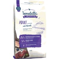 4 x 2 kg | Sanabelle | Adult Strauß Original | Trockenfutter | Katze