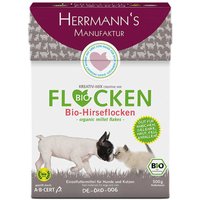 4 x 500 g | Herrmanns | Bio-Hirseflocken Kreativ-Mix | Ergänzung | Hund,Katze