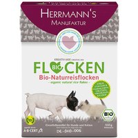 4 x 500 g | Herrmanns | Bio-Naturreisflocken Kreativ-Mix | Ergänzung | Hund,Katze