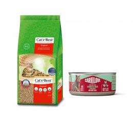 Angebot für 40 l Cat's Best Original Katzenstreu + 6 x 100 g Carnilove Cat Paté gratis! - 40 l (ca. 17,2 kg) - Kategorie Katzenfutter & Zubehör / Katzenstreu & Katzensand / Cat's Best / -.  Lieferzeit: 1-2 Tage -  jetzt kaufen.