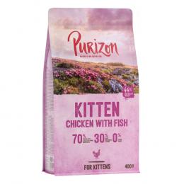 Angebot für 400 g Purizon zum Probierpreis! - Kitten Huhn & Fisch - Kategorie Katze / Katzenfutter trocken / Purizon / -.  Lieferzeit: 1-2 Tage -  jetzt kaufen.