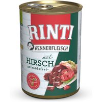 400 g | Rinti | Hirsch Kennerfleisch | Nassfutter | Hund