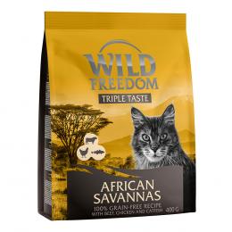 400 g Wild Freedom Trockenfutter zum Sonderpreis African Savannas - Rind, Huhn, Wels