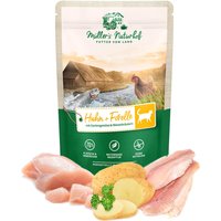 48 x 100 g | Müller’s Naturhof | Huhn & Forelle | Nassfutter | Katze