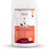 48 x 150 g | Herrmanns | Adult Hirsch mit Kartoffel, Zucchini und Quitte Selection | Nassfutter | Hund