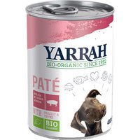 48 x 400 g | Yarrah | Bio-Patè mit Schwein, Petersilie & Thymian | Nassfutter | Hund