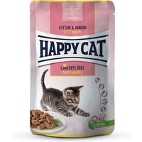 48 x 85 g | Happy Cat | Meat in Sauce Land Geflügel Young | Nassfutter | Katze