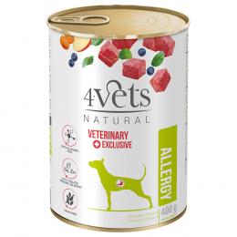 Angebot für 4Vets Natural Allergy 400 g - 12 x 400 g - Kategorie Hund / Hundefutter nass / 4vets / -.  Lieferzeit: 1-2 Tage -  jetzt kaufen.