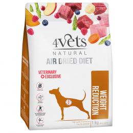 4Vets Natural Canine Weight Reduction - Sparpaket: 2 x 1 kg