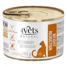 4Vets Natural Katze Weight Reduction - 24 x 185 g