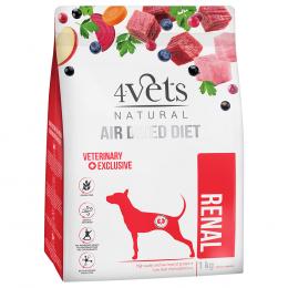 4Vets Natural Renal Hundetrockenfutter - Sparpaket: 2 x 1 kg