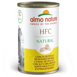 5 + 1 gratis! 6 x 140 g Almo Nature HFC Natural - Hühnerschenkel