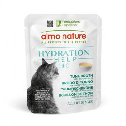 5 + 1 gratis! 6 x 50 g Almo Nature HFC Hydration Help - Thunfischbrühe mit Thunfischfilet