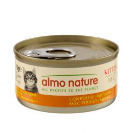5 + 1 gratis! 6 x 70 g Almo Nature HFC - Kitten mit Huhn