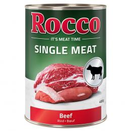 5 + 1 gratis! Rocco Single Meat 6 x 400 g Rind