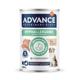 5 + 1gratis! 6 x 400 g Advance Veterinary Diets Hypoallergenic - Ente