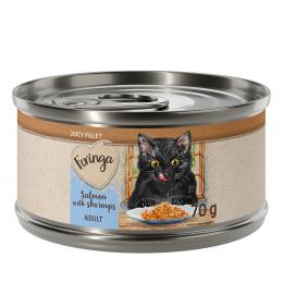 5€ off Feringa Juicy Fillet 24 x 70 g - Lachs mit Shrimps