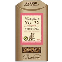 5 x 700 g | Bubeck | No. 22 Adult Entenfleisch Mini | Trockenfutter | Hund