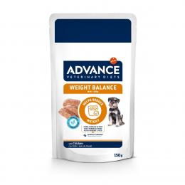 6 + 2 gratis! 8 x 150 g Advance Veterinary Diets Mini  - Weight Balance