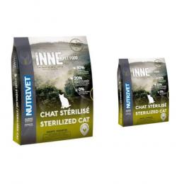6 kg + 1,5 kg gratis! 7,5 kg Nutrivet Inne Sterilised - Huhn