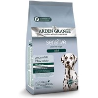 6 kg | Arden Grange | Adult mit frischem ozeanischem Weißfisch & Kartoffel getreidefrei Sensitive | Trockenfutter | Hund