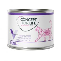 6 x 185 g / 200 g Concept for Life Veterinary Diet zum Sonderpreis! - Renal Huhn (6 x 200 g)