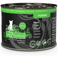 6 x 200 g | catz finefood | No.123 Pferd Purrrr | Nassfutter | Katze