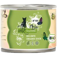 6 x 200 g | catz finefood | No. 505 Ente Bio | Nassfutter | Katze