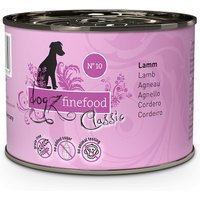 6 x 200 g | dogz finefood | No.10 Lamm Classic | Nassfutter | Hund