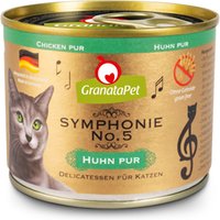 6 x 200 g | GranataPet | No. 5 Huhn pur Symphonie | Nassfutter | Katze