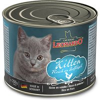 6 x 200 g | Leonardo | Kitten Quality Selection | Nassfutter | Katze