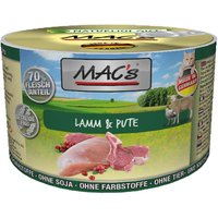 6 x 200 g | MACs | Lamm & Pute Cat | Nassfutter | Katze