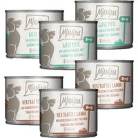 6 x 200 g | Mjamjam | Mixpaket mit Lamm und Pute Mahlzeit | Nassfutter | Hund