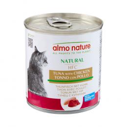 6 x 280 g Almo Nature HFC Natural zum Sonderpreis! - Thunfisch mit Huhn