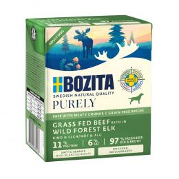 6 x 370 g Bozita Purely Paté zum Sonderpreis! - mit Elch