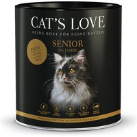 6 x 400 g | Cats Love | Senior Ente Classic | Trockenfutter | Katze