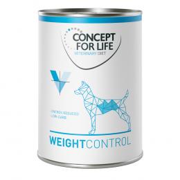 6 x 400 g Concept for Life Veterinary Diet zum Sonderpreis! - Weight Control